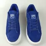 puma suede platform metallic argent sapphire